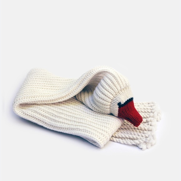 NINA FUHRER for Moon Picnic goose merino wool/ cashmere scarf - Picture 2 of 8